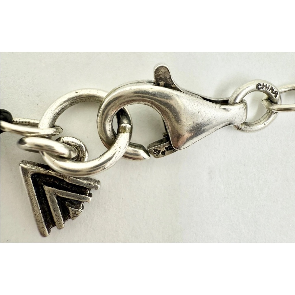Silpada Vintage Sterling Silver Downtown
Pearl Hematite Chalcedony Necklace - Picture 6 of 7
